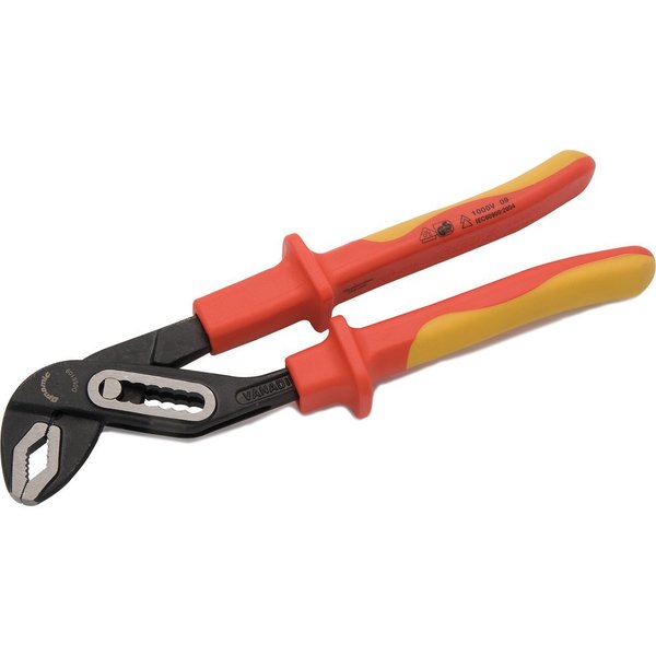 Dynamic Tools 10" Box Joint Water Pump Pliers, Insulted Handle D055109